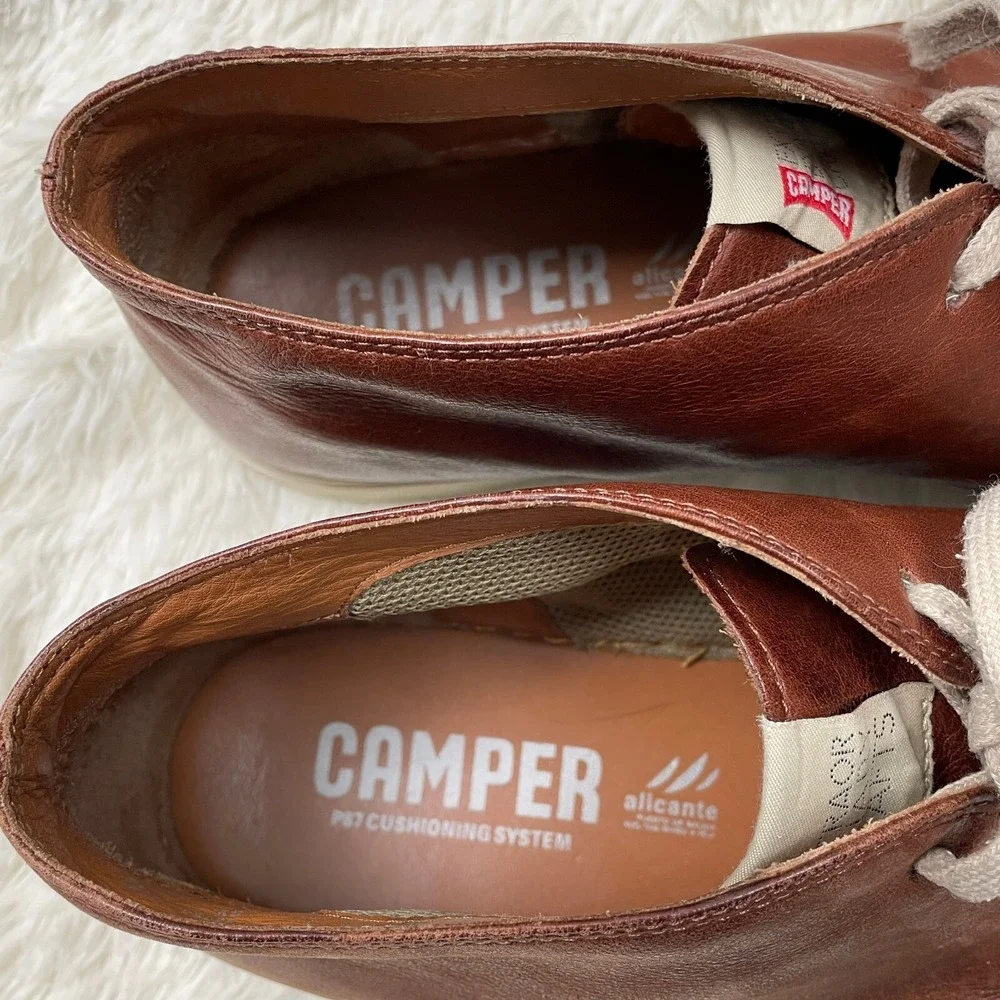 Camper Shoes‎ Mens 43 US 10 Brown Leather Made In Spain